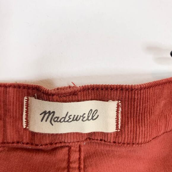 MADEWELL Cali Demi Boot burnt sienna corduroy bootcut pants button fly 3072 - Picture 6 of 12